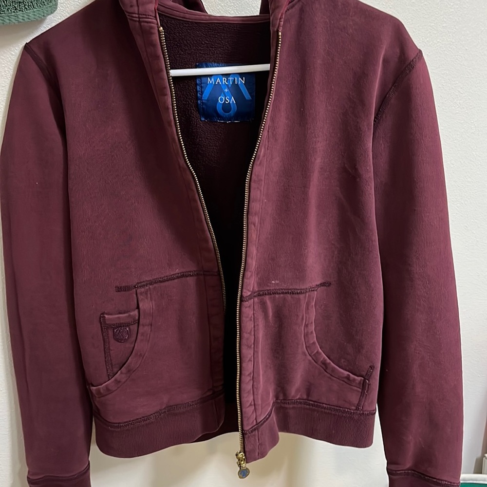 Martin + Osa zip up hoodie